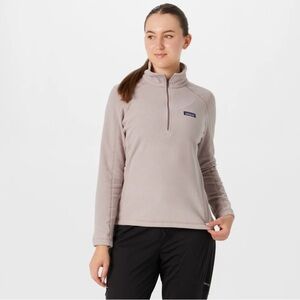 Patagonia Micro D 1/4 Zip Fleece in Stingray Mauve Size M
